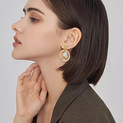 Серьги-гвоздики из сплава с бантом&nbsp;FIND-BBC0004-63C