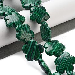 Синтетические бусины из малахлита&nbsp;G-F769-C01-02
