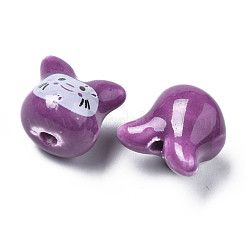 Фарфоровые бусины ручной работы&nbsp;PORC-T007-04D