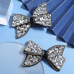 Украшение обуви из нетканого материала с бантом&nbsp;FIND-WH0139-290B