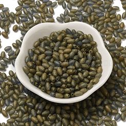 Стеклянные бусины прозрачных цветов&nbsp;SEED-F006-03A-05