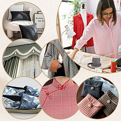 20 ярд полиэфирной скрученной отделки шнуром для губ&nbsp;OCOR-GA0002-17B