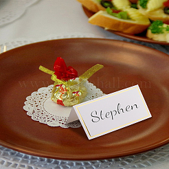 30 шт. Карточки рассадки гостей на бумажном столе&nbsp;AJEW-LP0004-21