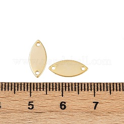 Латунные подвески-коннекторы в виде конского глаза&nbsp;KK-B137-11G