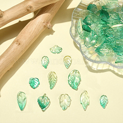 100шт прозрачные стеклянные подвески&nbsp;GLAA-CJ0001-89