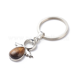 Брелок с подвеской в виде ангела из натурального драгоценного камня&nbsp;KEYC-JKC00381