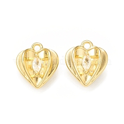 Подвески из прозрачного стекла&nbsp;KK-P228-19G