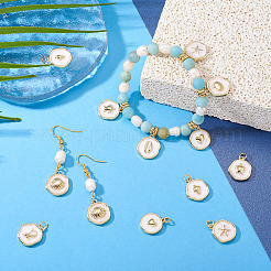 20 шт. 10 подвески из латуни с эмалью на морскую тематику&nbsp;KK-TA0002-04