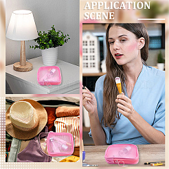 4 шт. косметичка-клатч из нейлоновой сетки и полиэфирного волокна на молнии для хранения&nbsp;ABAG-CN0001-57A