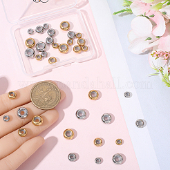 36 шт. 6 стиля бусин из нержавеющей стали 304&nbsp;STAS-BBC0008-49