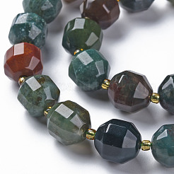 Природного индийского агата бисер нитей&nbsp;G-T131-124