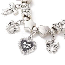 Браслеты-шармы в европейском стиле из сплава и латуни&nbsp;BJEW-JB13264