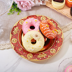 1 шт. железная плоская круглая панель-дисплей для ароматизатора AJEW-MB0001-13B