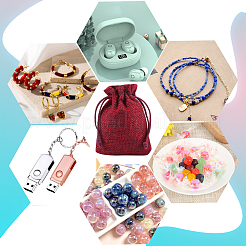 24 шт. мешковина упаковочные мешки мешки с завязками&nbsp;ABAG-BBC0001-07D