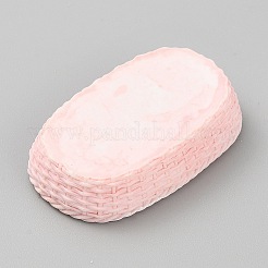 Мини-модель корзины из ротанга из смолы&nbsp;DJEW-CJC0002-04F-04