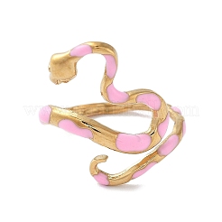 Кольца-манжеты из нержавеющей стали 304 с эмалью для женщин&nbsp;RJEW-M020-04G-03