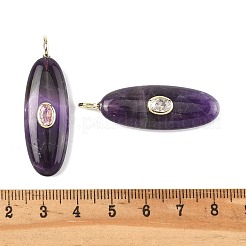 Подвески из натурального аметиста &nbsp;G-D357-02B