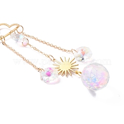 Подвесные хрустальные колокольчики авроры&nbsp;HJEW-Z003-07