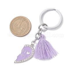 2 шт. брелки с подвеской из сплава&nbsp;KEYC-JKC01444-01