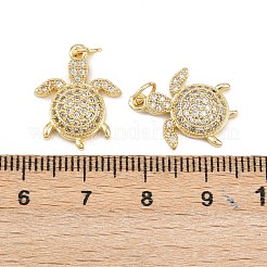 Латунные микро проложить кубического циркония подвески&nbsp;KK-H093-17A-G