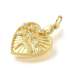 Латунные микро проложить кубического циркония подвески&nbsp;KK-V007-005G-03