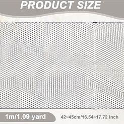 Сетка для свадебной фаты в виде птичьей клетки из полиэстера&nbsp;AJEW-WH0471-103B-01