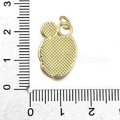 Латунь эмаль подвески&nbsp;KK-B136-07G-11