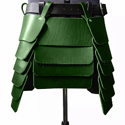 Юбка из искусственной кожи средневекового викинга с поясом&nbsp;AJEW-WH20077-031C