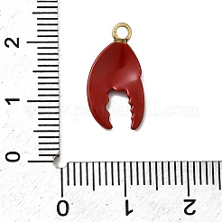 Подвески из нержавеющей стали 304 с эмалью&nbsp;STAS-I355-11G-06