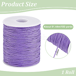 1 рулон 100 ярда круглой нейлоновой плетеной нити&nbsp;NWIR-PH0002-22B