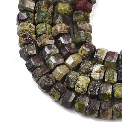 Бисер натуральный дракон крови пряди&nbsp;G-G345-C08-2x4mm