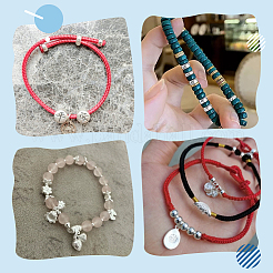 24 шт. 6 стиля 925 бусины-разделители из стерлингового серебра&nbsp;STER--PH0001-25