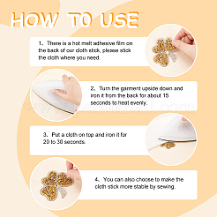 8 шт. 4-х цветные пластиковые стразы горячей фиксации&nbsp;DIY-FG0003-62