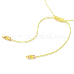 2 шт. регулируемый набор браслетов из бисера и стеклянных бусин для плетения&nbsp;BJEW-MZ00287-03