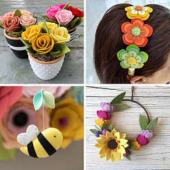 9 лист 3-х цветного нетканого материала&nbsp;DIY-TA0013-43A