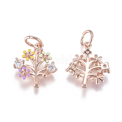 Латунь подвески&nbsp;ZIRC-L070-95