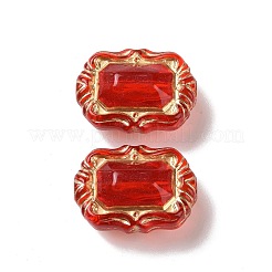 Прозрачные акриловые бусины&nbsp;X-OACR-E015-11