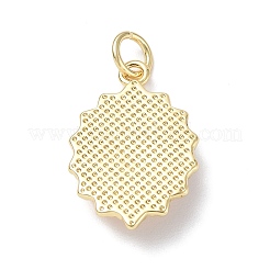 Эко-подвески с покрытием из латуни и эмали&nbsp;KK-F845-32G