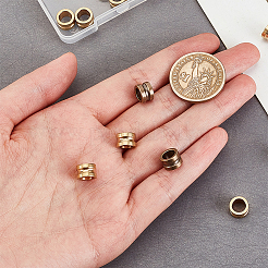 24шт 2 цвета латунные бусины&nbsp;FIND-AR0002-32