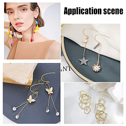 PVD вакуумное покрытие нержавеющая сталь 304 крючки для сережек&nbsp;STAS-UN0018-15M