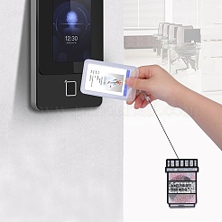 Катушка для значков из акрила и АБС-пластика со стразами и эффектом зыбучих песков&nbsp;AJEW-SZ0002-46C