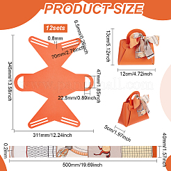Подарочные сумки из искусственной кожи с конфетами&nbsp;AJEW-WH0518-62A-02