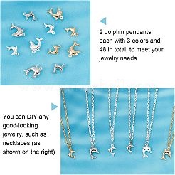 48шт 6 цвета латунные подвески&nbsp;KK-FH0001-93