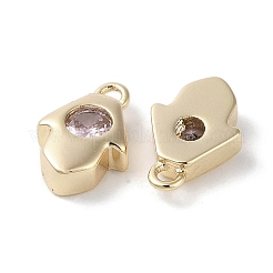 Латунные микро проложить кубического циркония подвески&nbsp;KK-G491-27G-03