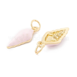 Подвески из латуни с эмалью в стойку&nbsp;KK-B053-42G