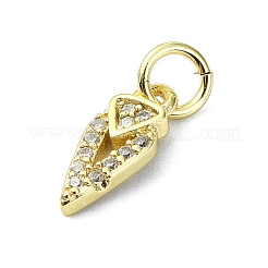 Латунные микро проложить кубического циркония подвески&nbsp;KK-H475-54G-02