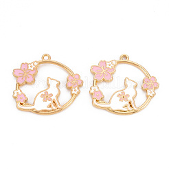 Подвески из экологически чистого сплава с эмалью&nbsp;X-ENAM-T011-60-NR