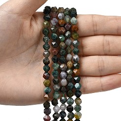 Природного индийского агата бисер нитей&nbsp;G-Z119-A29-01