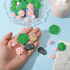 35 шт. 7 стиля смоляное искусственное водное растение-украшение&nbsp;AJEW-CA0005-01