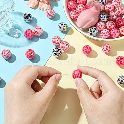 50 шт. акриловые бусины с УФ-покрытием&nbsp;MACR-CJ0001-99